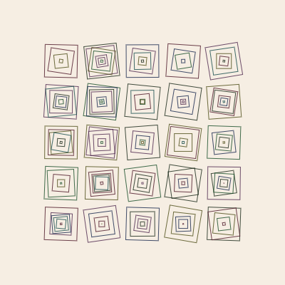 In the style of Vera Molnár (1924-2023)